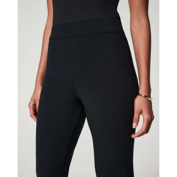 Spanx The Perfect Slim Straight Pant Classic Black Size Medium (Tall) 31" - Picture 2 of 9